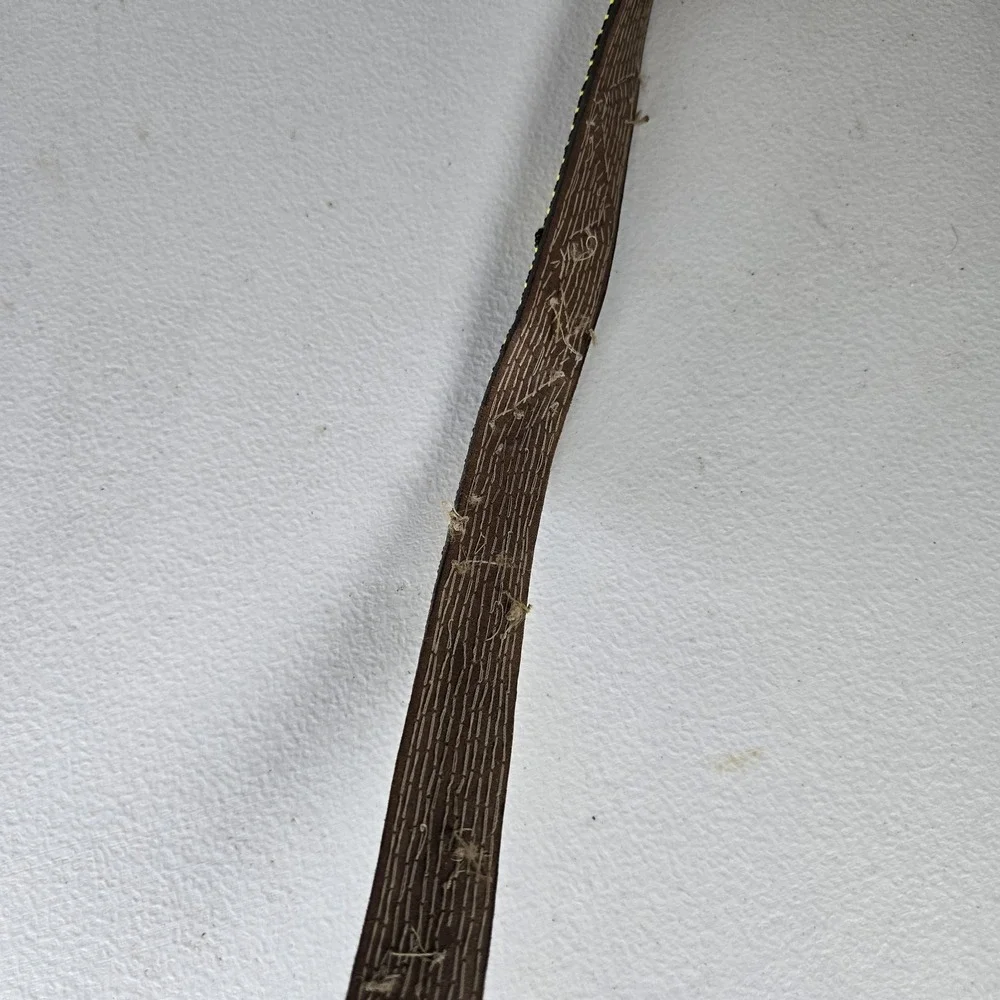 Vintage‎ Beaded Handmade Leather Belt 40